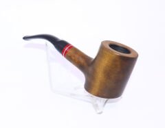 Pipsan Poker Kırmızı Bilezik 9mm Filtreli Çift Ağızlıklı Pipo - Yeşil