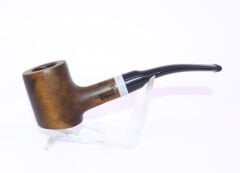 Pipsan Poker Beyaz Bilezik 9mm Filtreli Çift Ağızlıklı Pipo - Yeşil