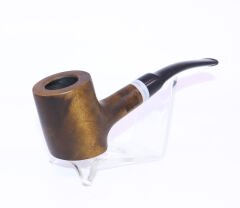 Pipsan Poker Beyaz Bilezik 9mm Filtreli Çift Ağızlıklı Pipo - Yeşil