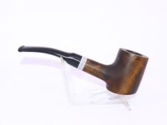 Pipsan Poker Beyaz Bilezik 9mm Filtreli Çift Ağızlıklı Pipo - Yeşil