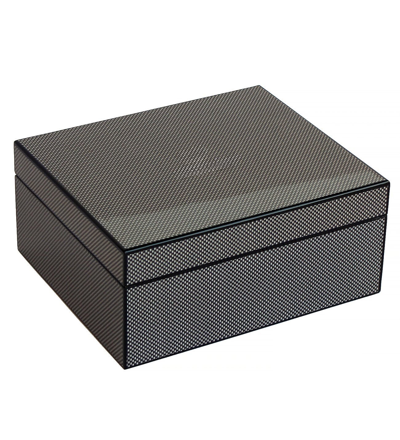 Humidor/Puro Saklama Kutusu - Karbon Fiber Desen