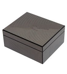 Humidor/Puro Saklama Kutusu - Karbon Fiber Desen