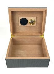 Humidor/Puro Saklama Kutusu - Karbon Fiber Desen