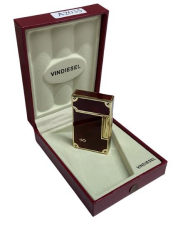 Vindiesel Bordo Renk Soft Flame Çakmak Logolu