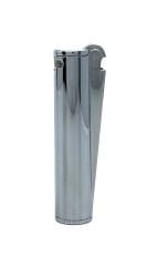 Clipper Metal Benzinli Çakmak - Parlak Gümüş (Parlak Krom) Özel Metal Kutulu