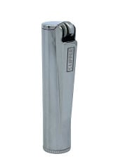 Clipper Metal Benzinli Çakmak - Parlak Gümüş (Parlak Krom) Özel Metal Kutulu