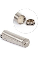 Clipper Metal Benzinli Çakmak - Parlak Gümüş (Parlak Krom) Özel Metal Kutulu