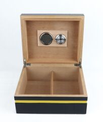 Humidor / Puro Saklama Kutusu - Siyah