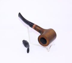 Pipsan Poker Yeşil Bilezik 9mm Filtreli Çift Ağızlıklı Pipo - Yeşil