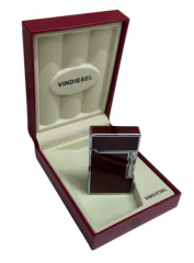 Vindiesel Soft Flame Çakmak Bordo-Krom