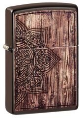 Zippo Wood Mandala Design Çakmak