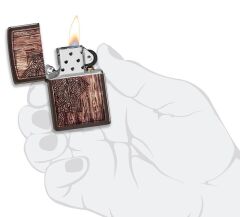 Zippo Wood Mandala Design Çakmak
