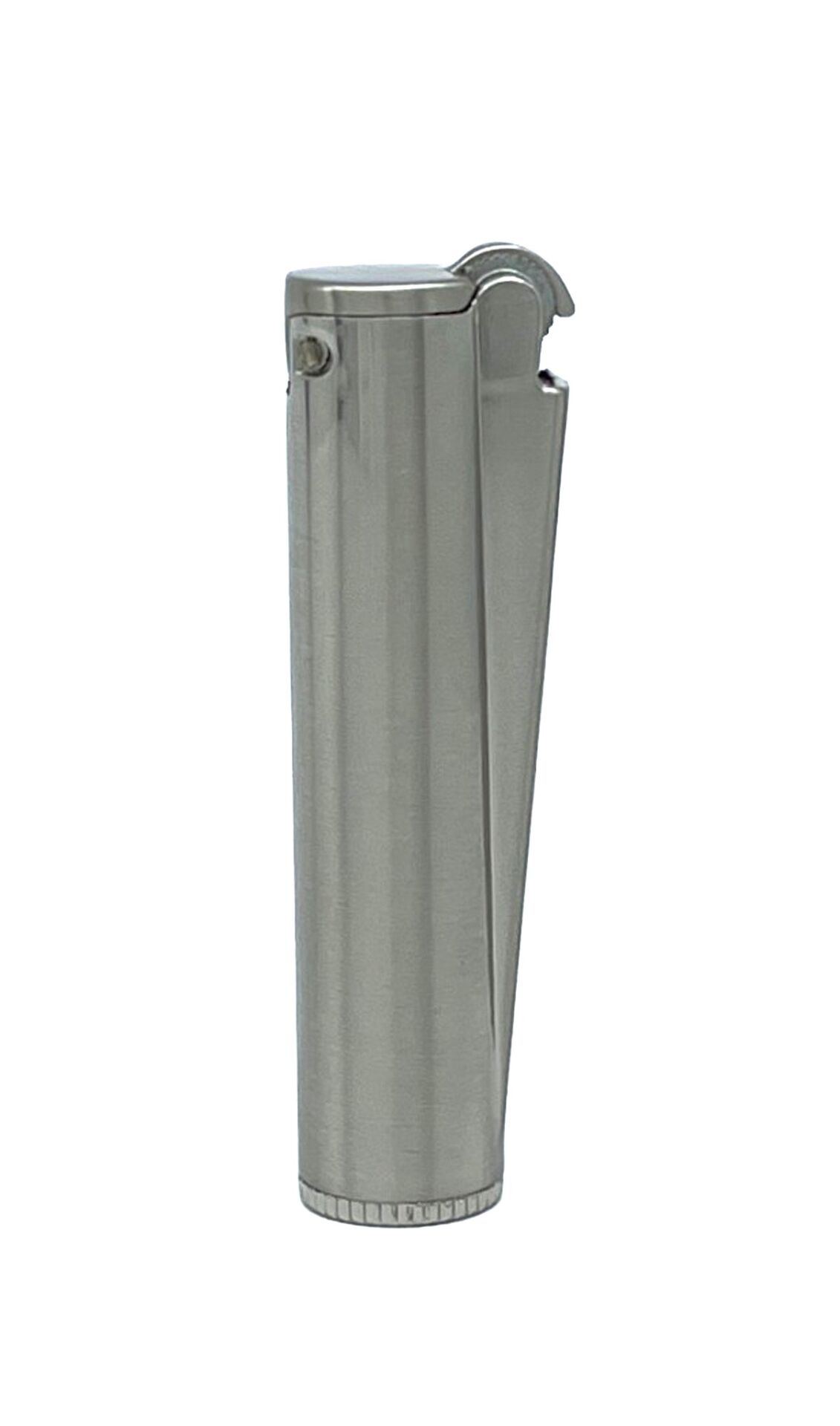 Clipper Metal Benzinli Çakmak - Mat Gümüş (Mat Krom) Özel Metal Kutulu