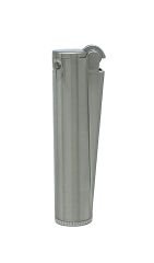 Clipper Metal Benzinli Çakmak - Mat Gümüş (Mat Krom) Özel Metal Kutulu