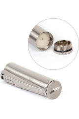 Clipper Metal Benzinli Çakmak - Mat Gümüş (Mat Krom) Özel Metal Kutulu