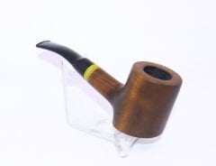 Pipsan Poker Sarı Bilezik 9mm Filtreli Çift Ağızlıklı Pipo - Yeşil