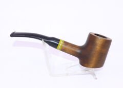 Pipsan Poker Sarı Bilezik 9mm Filtreli Çift Ağızlıklı Pipo - Yeşil