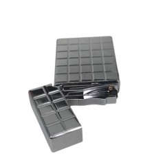 Vindiesel Soft Flame Çakmak Parlak Krom Square Kabartma Dizayn