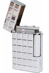 Vindiesel Soft Flame Çakmak Parlak Krom Square Kabartma Dizayn