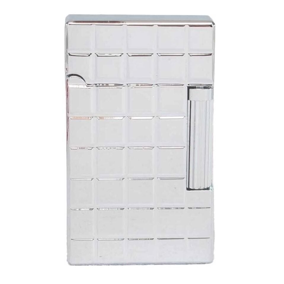 Vindiesel Soft Flame Çakmak Parlak Krom Square Kabartma Dizayn