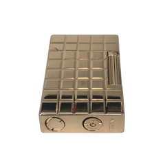 Vindiesel Soft Flame Çakmak Metalik Sarı Square Kabartma Dizayn