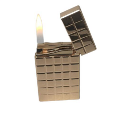 Vindiesel Soft Flame Çakmak Metalik Sarı Square Kabartma Dizayn