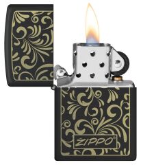 Zippo Golden Floral Design Çakmak