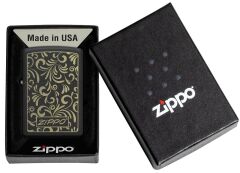Zippo Golden Floral Design Çakmak