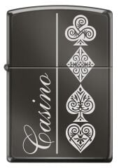 Zippo Casino Card Suits Çakmak