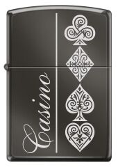 Zippo Casino Card Suits Çakmak
