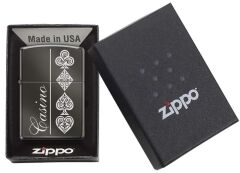 Zippo Casino Card Suits Çakmak