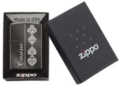 Zippo Casino Card Suits Çakmak