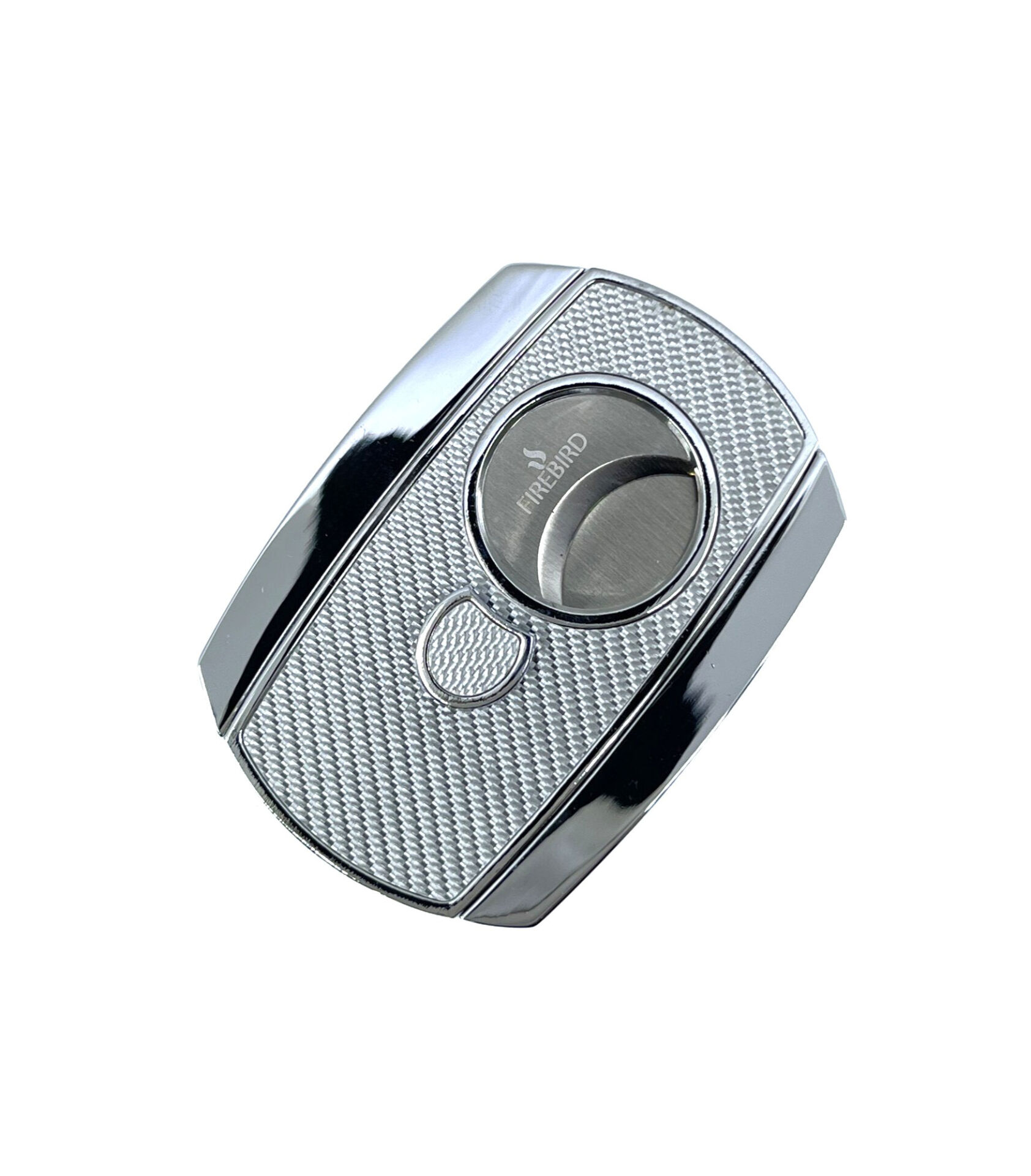 Firebird Silver Shield Giyotin Puro Makası – Zırh Dokulu Krom Gövde, Yaylı Tetik Mekanizmalı Çift Bıçaklı Kesici (Özel Kutusunda)