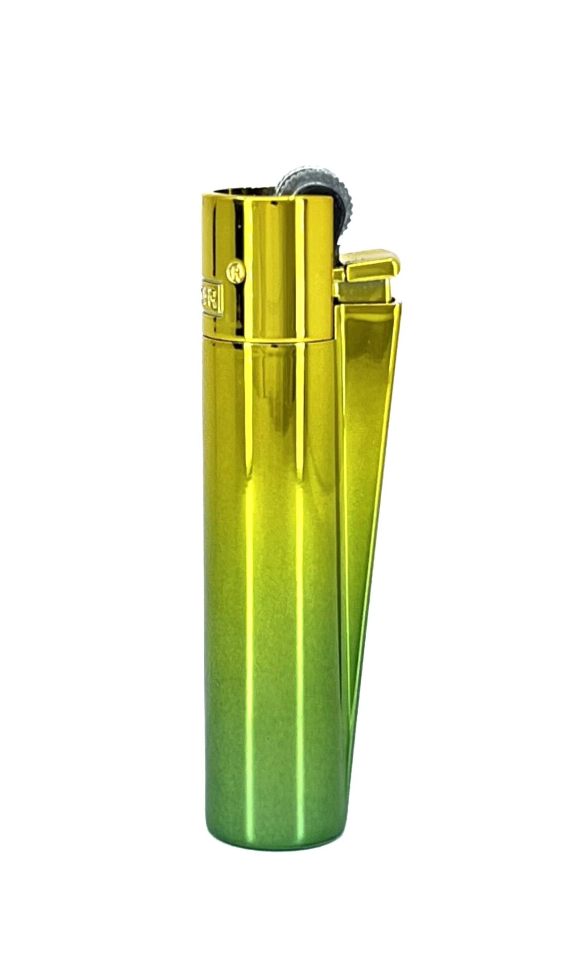 Clipper Metal Çakmak - Yeşil-Sarı Degrade Özel Seri Çakmak (Hediye Kutulu)