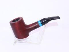 Pipsan Poker Mavi Bilezik 9mm Filtreli Çift Ağızlıklı Pipo - Vişne