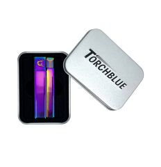 Torchblue Rüzgarda Sönmeyen Mavi Jet Alevli Çakmak - İridyum Renkli (Özel Kutulu)