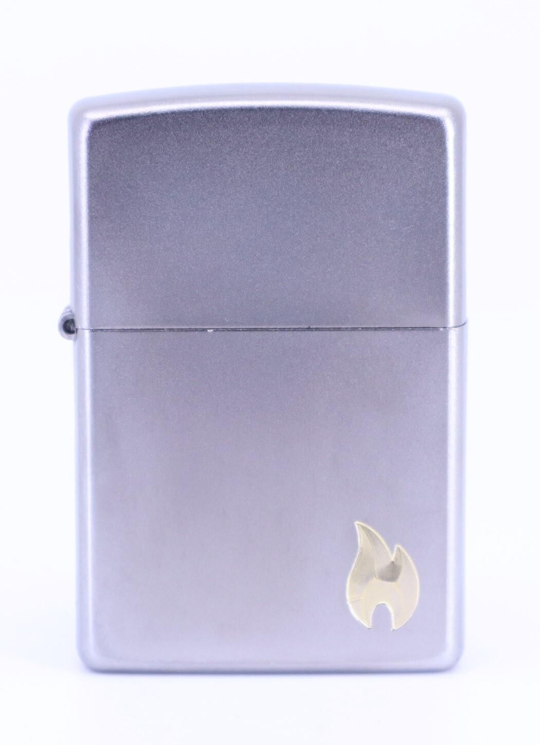 Zippo Flame Satin Chrome Dizayn Çakmak