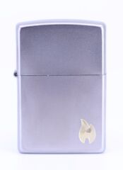 Zippo Flame Satin Chrome Dizayn Çakmak