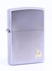 Zippo Flame Satin Chrome Dizayn Çakmak