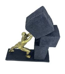 Modern Sanat Zorlukları Aşmak Biblosu - Şık Masaüstü Aksesuarı