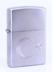 Zippo Satin Ay Yildiz Dizayn Çakmak