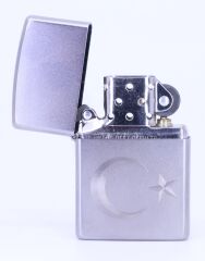 Zippo Satin Ay Yildiz Dizayn Çakmak