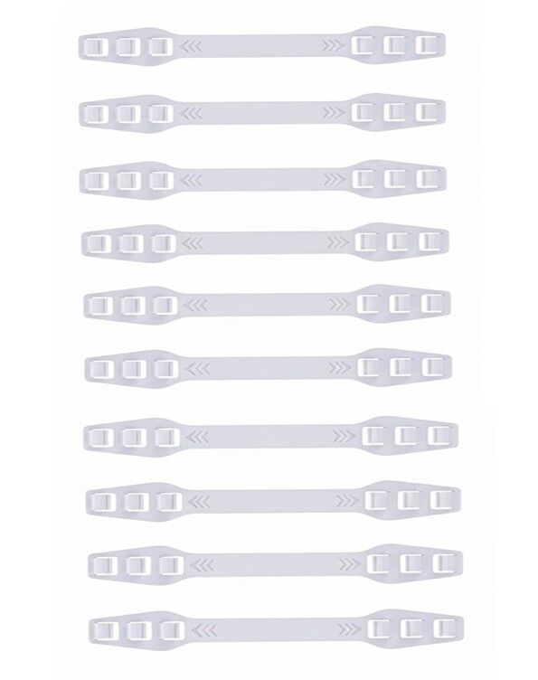 Maske Uzatıcı, Silikon Genişletme Kancası Kemer Kulak Kayışı Kanca Maske Kancası, Ayarlanabilir Kaymaz Maske Tutucu, Uzun Süreli Kulakların Basıncı ve Ağrıyı Gidermek İçin - Beyaz (10 ADET)