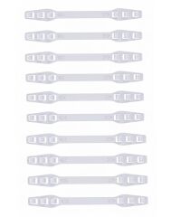 Maske Uzatıcı, Silikon Genişletme Kancası Kemer Kulak Kayışı Kanca Maske Kancası, Ayarlanabilir Kaymaz Maske Tutucu, Uzun Süreli Kulakların Basıncı ve Ağrıyı Gidermek İçin - Beyaz (10 ADET)