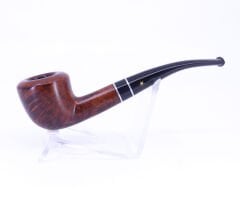 Şahin Sarı Yıldız Half Bent Dublin 9mm. Filtreli Ebonit Saplı Pipo - 296