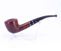 Şahin Sarı Yıldız Half Bent Dublin 9mm. Filtreli Ebonit Saplı Pipo - 296