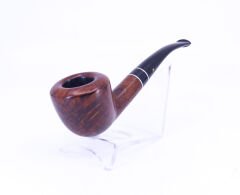Şahin Sarı Yıldız Half Bent Dublin 9mm. Filtreli Ebonit Saplı Pipo - 296