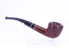 Şahin Sarı Yıldız Half Bent Dublin 9mm. Filtreli Ebonit Saplı Pipo - 296