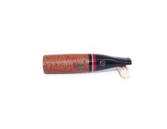 Pipsan Toscanello Backwoods Ağızlık Gravürlü Kahverengi - Kırmızı/Siyah Şeritli 1904