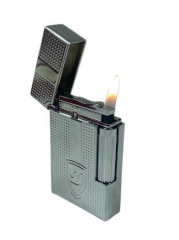 Vindiesel Parlak Krom Soft Flame Çakmak Kabartmalı Logo